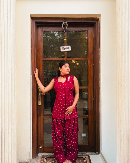 Cheryl Farshi Salwar Coord Set by Velltiska