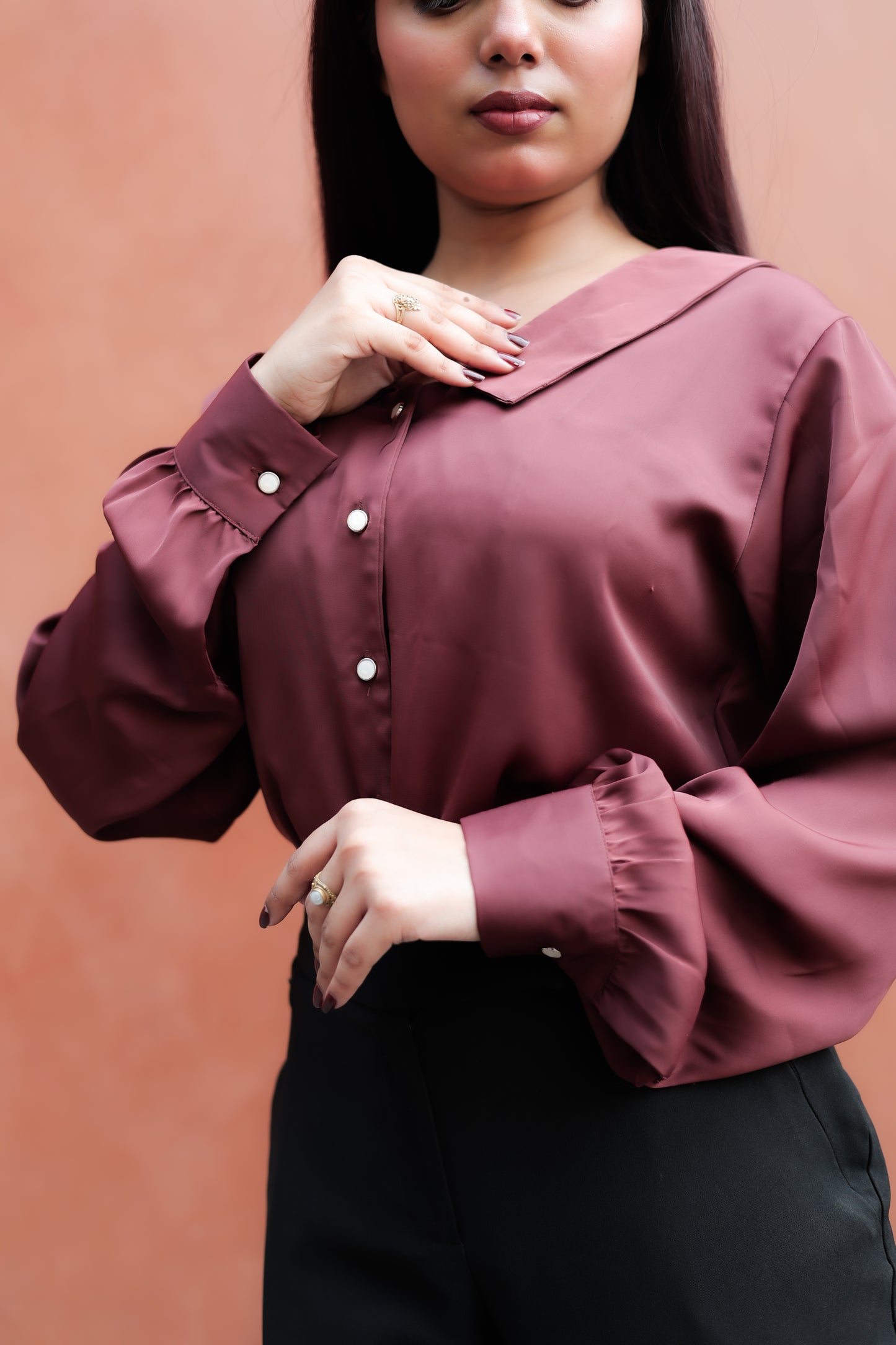 Velltiska Dusky Rose Regal Shirt