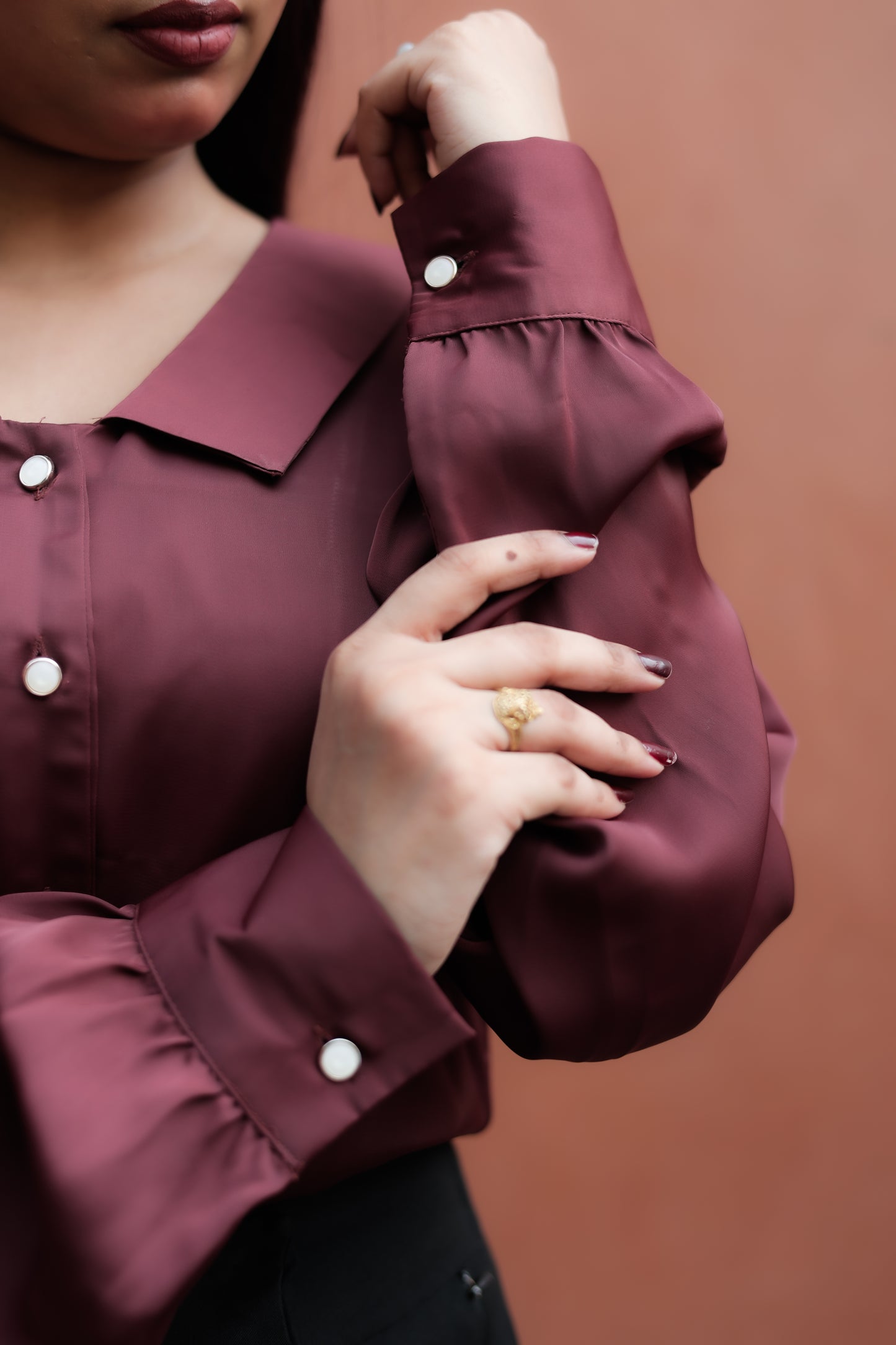 Velltiska Dusky Rose Regal Shirt