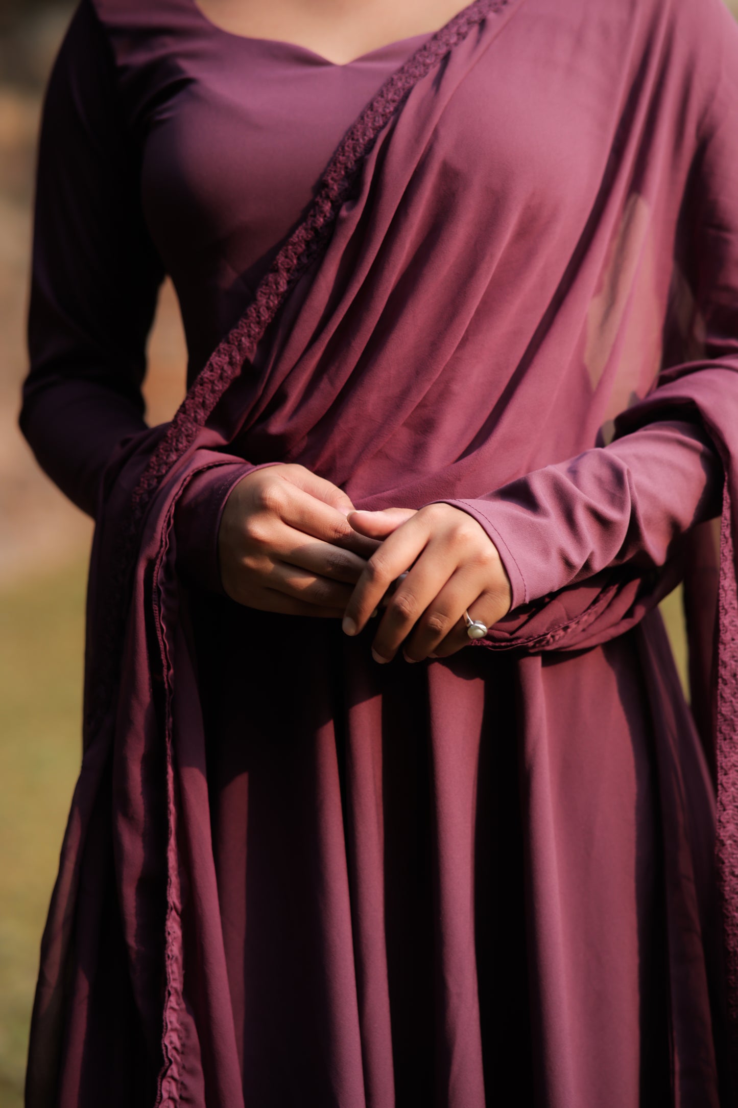 Pravya Pure Ethnic Gown – Timeless Simplicity