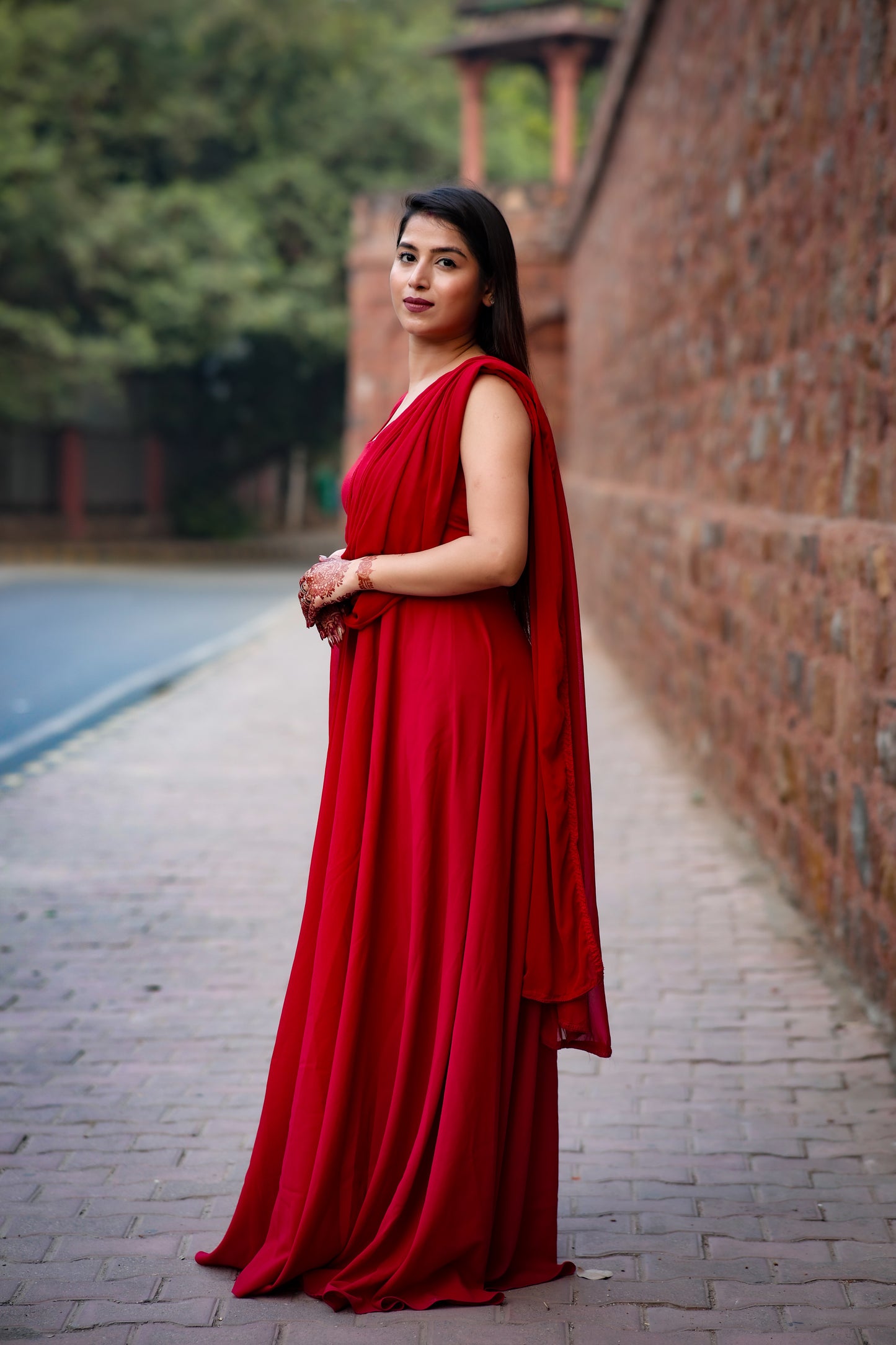 Ruhani Plain Gown – Timeless Simplicity
