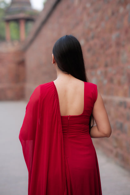 Ruhani Plain Gown – Timeless Simplicity