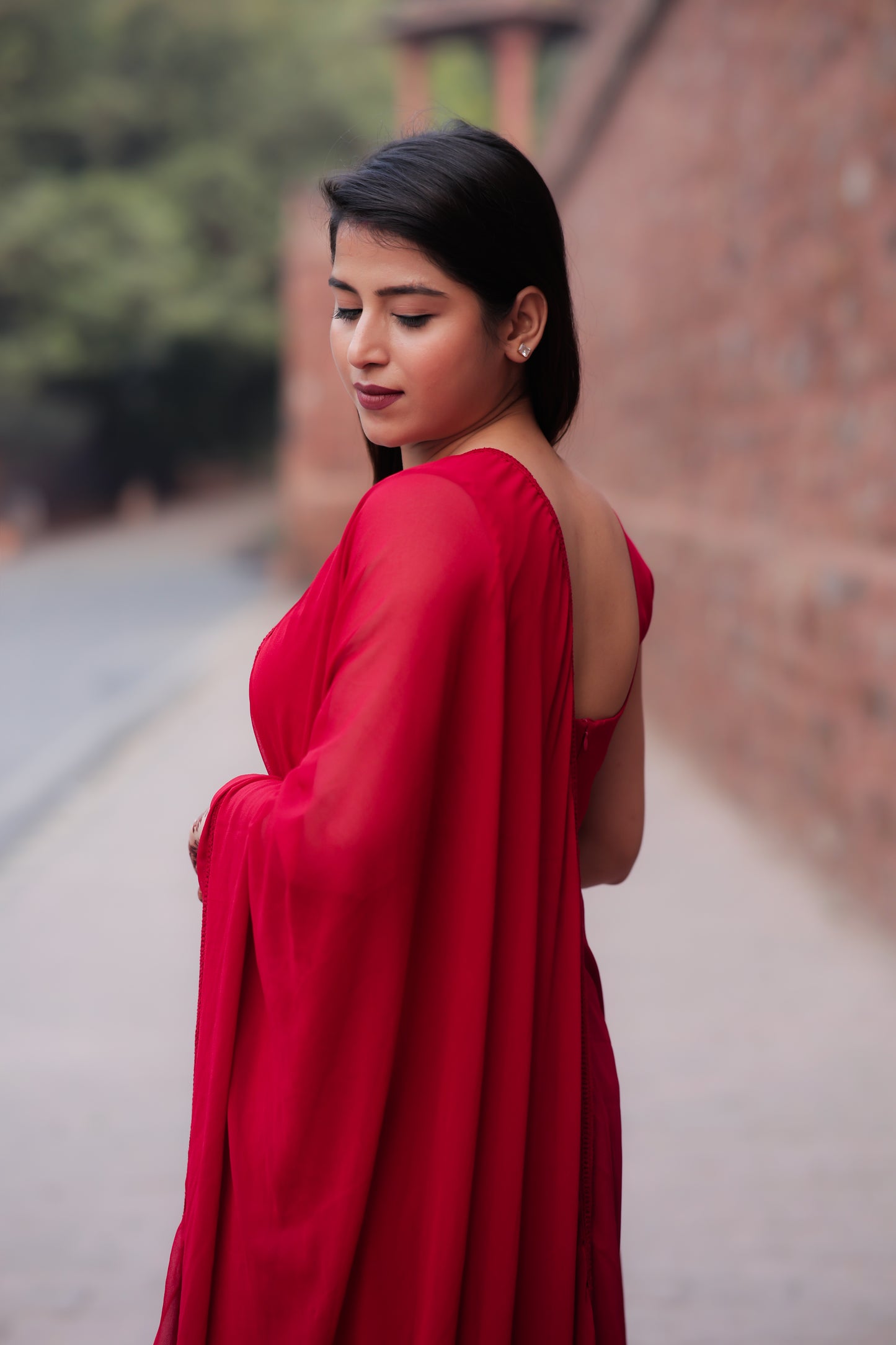 Ruhani Plain Gown – Timeless Simplicity