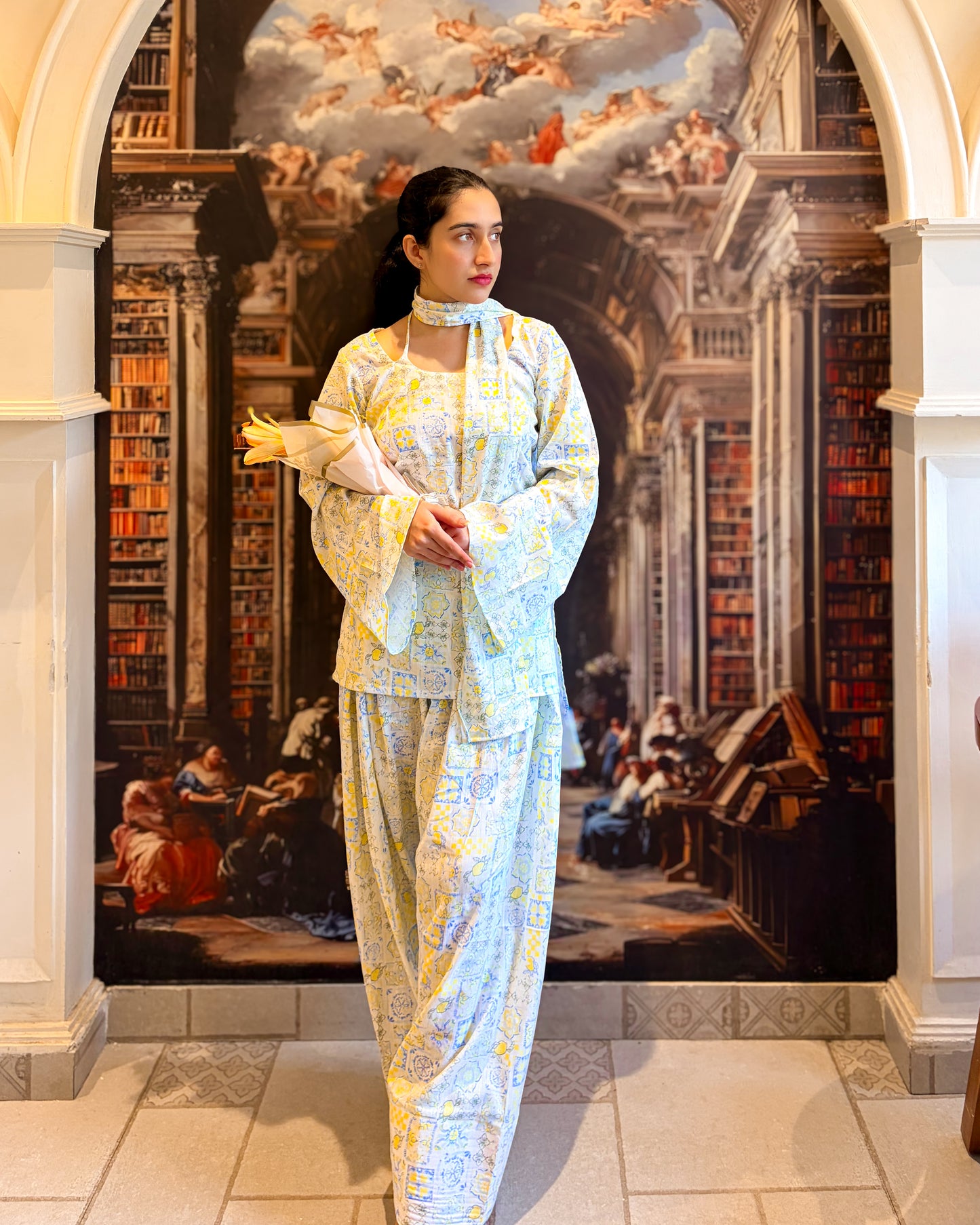 Lemonade Farshi Salwar Coord Set by Velltiska