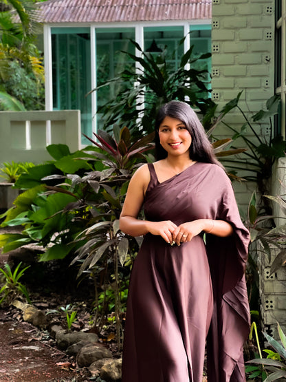 Velltiska Cocoa Drape – The Epitome of Elegance